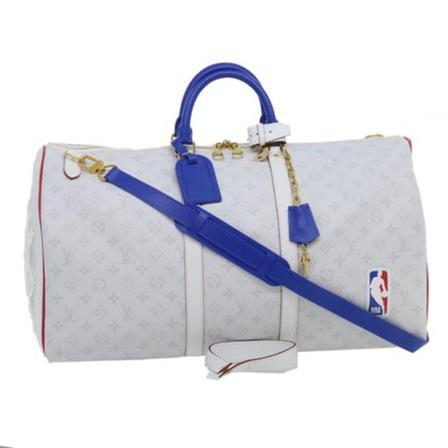Louis Vuitton Vintage, Pre-owned Keepall Wit, Dames, Maat:ONE Size