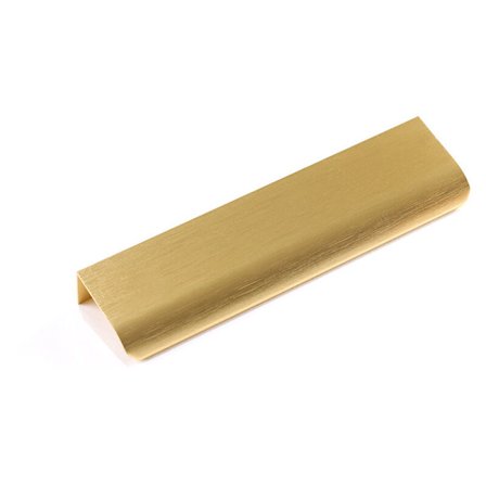 10 stk 128 mm gull møbelhåndtak i aluminium, moderne kjøkkenhåndtak buet dørhåndtak skjult skuffhåndtak skap soverom bad