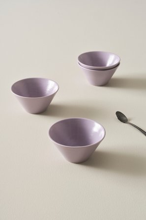 Jotex - Skål 4-pk Ø 14 Cm Lilla - ONA - Kjøp Skåler hos Jotex