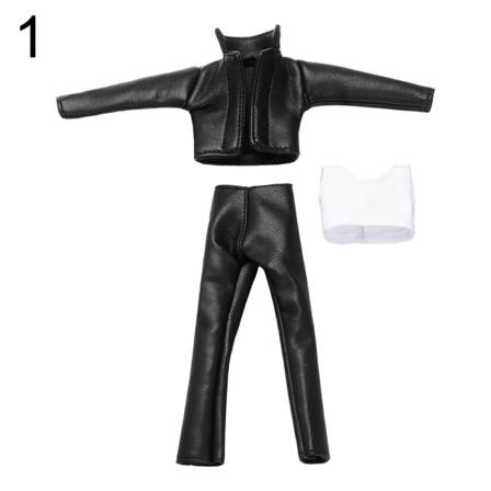 1 Set Dockrockar Jeans Läderbyxor Shorts 1 1