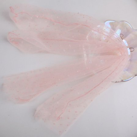 Dot Lace Sock Transparent Mesh Sokker PINK