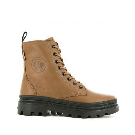 Palladium, Lace-up Boots Brązowy, Kobieta, Rozmiar: 36 EU