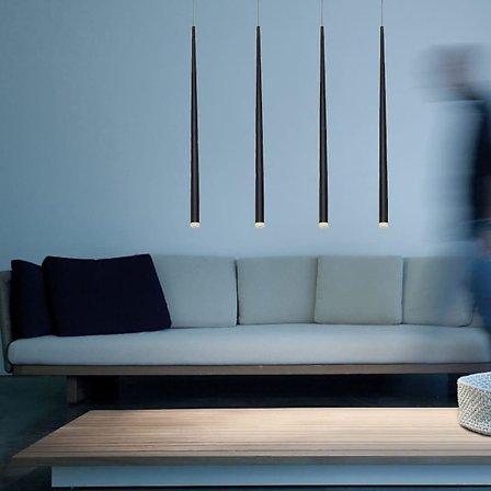 1-lys LED-pendellampe Nedlys Hengelampe 5w Jern