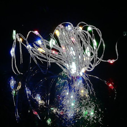 4m Vandtæt 40 Led Lyskæde Julefest Dekorativ Udendørslampe Ip66