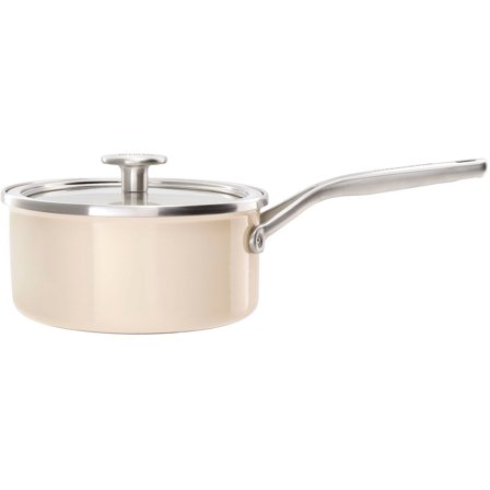 Kitchenaid Cookware Collection Kasserolle med lokk, mandel 20 cm