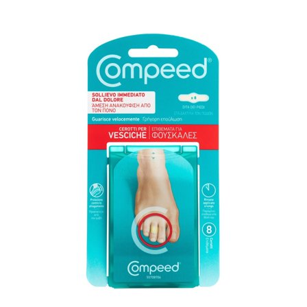 Compeed Cerotti Vesciche Dita/Piedi 8 Pezzi