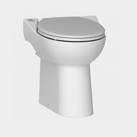 Sähköinen venewc Sanimarin 43 Comfort Luxe, suuri kulho, SoftClose, 12V, makean veden täyttöön + magneettiventtiili (solenoidi)