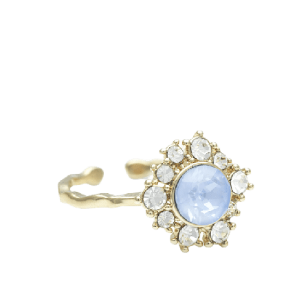 Lily and Rose Emily Ring - Sky Blue Ringar Dam Guld ONE-SIZE
