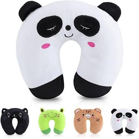 Resepill för barn, Djur Nackkudde, Söt Sov Nackkudde Kudde U Kudde Kudde Panda