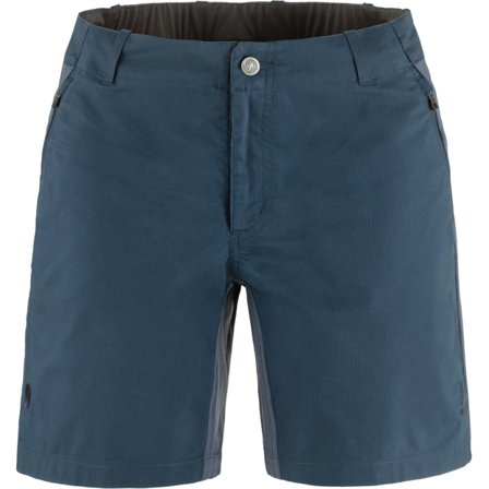 Fjällräven Hoja Hybrid Shorts 42 - female - Navy - Shorts & Nederdels
