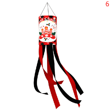 Christmas Windsock Flag 39,37 Inch Winter Light Up Windsock