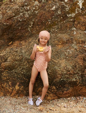 Liewood Kallie Printed Swimsuit - Coral - 56