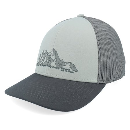 Jack Wolfskin - Groen trucker Cap - Brand Cap Mountain Mint Leaf Trucker @ Hatstore