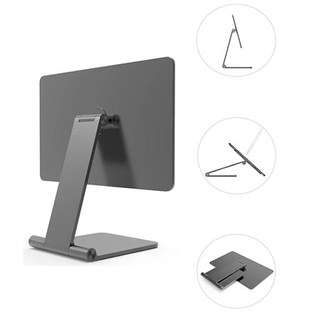 iPad Pro Magnetisk Hållare, iPad Pro Justerbar Vikbar Hållare 12.9/11 IPad Air 5/4 Roterande Fäste Försiktighetsåtgärder iPad Hållare~07085