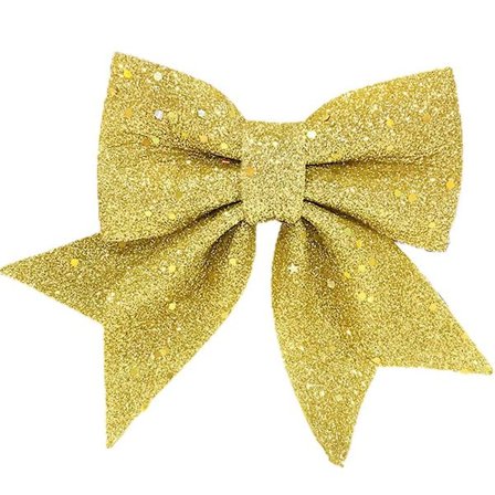 2/10 kpl Joulun suuri rusetti kimaltelevat rusetti Xmas seppeleen koristelu, joka on yhteensopiva joulukuusen juhlien lahjapakkauksen kanssa -ES