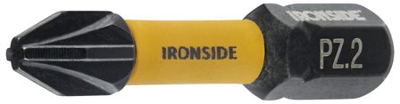Ironside 201240 Bits 32 mm, Pozidriv, 2-pakning PZ2, Maskintilbehør & forbruk