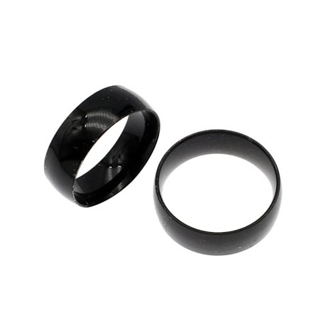 Rostfritt stål ring 8mm