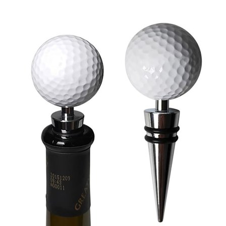2 stk Golf vinflaskestopper Golfflaskeåpner A A