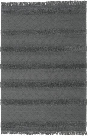 Kilim Berber Ibiza Rug - Dark Grey 200X300 Wool