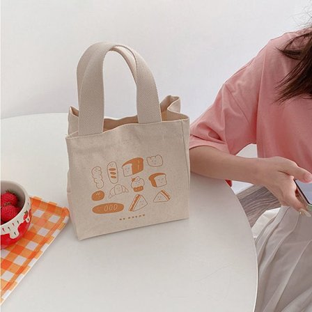 Lunchväska Canvas Lunchlåda VIT TYP 3-S TYP 3-S whi whi_sai