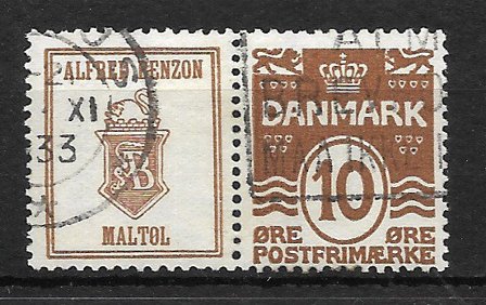 Danmark - Reklamemærke 59 - Stemplet