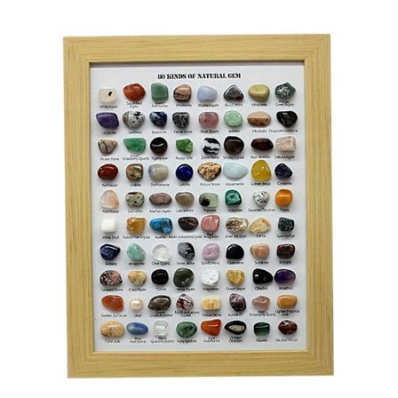 Naturlige Malmprøver 80 Mønstre Blandet Stenstil Prøver Hjem Moderne Søde Malmdekorationer Unikke Dekorative Stenstykker til Fremvisning