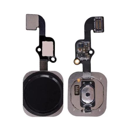 iPhone 6S Plus Hemknapp med Flexkabel - Svart Black