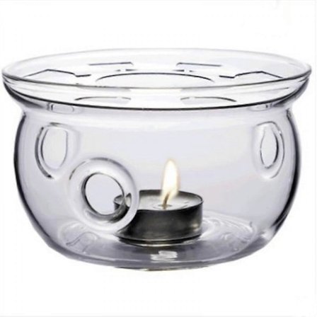 Universal Tekanna Värmare (Stor - 4.1 Tum/10.5Cm Diameter) - Handgjord Med Värmebeständigt Och Blyfritt Material