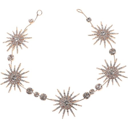 Glittrande Bröllop Kedjebälte Strass Bröllop Skärp Utsökt Bröllop Midjebälte