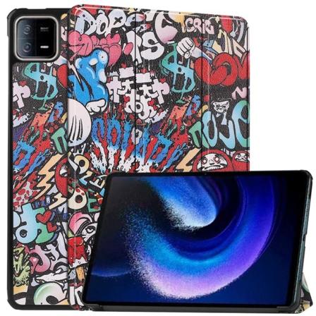 Xiaomi Pad 6 -jalustan Slim Fit -kansi - Graffiti Multicolor