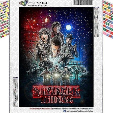Stranger Things Diamant Maleri 5d Diy Diamant Broderigave Hjem Dcor