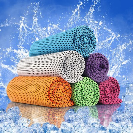 6 st kylhanddukar (30 x 90 cm), sportkylhanddukar, kylhandduk