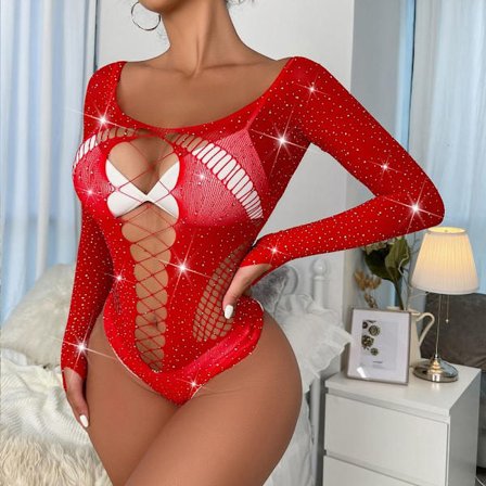 Naisten set Seksi Sexy Thong RED
