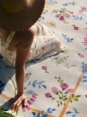 Flora Indoor/Outdoor Rug Washable 200X300 Multicolor