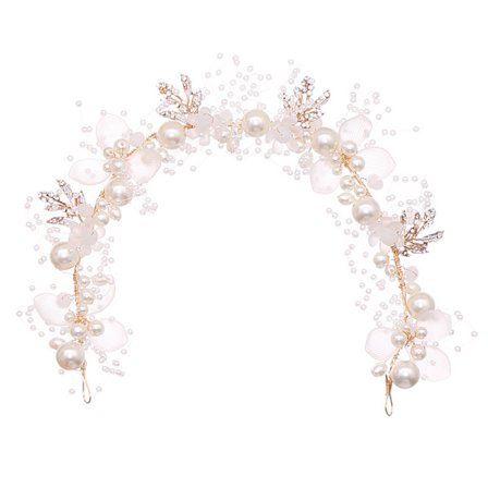 Flickprinsessans bröllopsdiadem Blomsterflicka diadem Elegant flicka