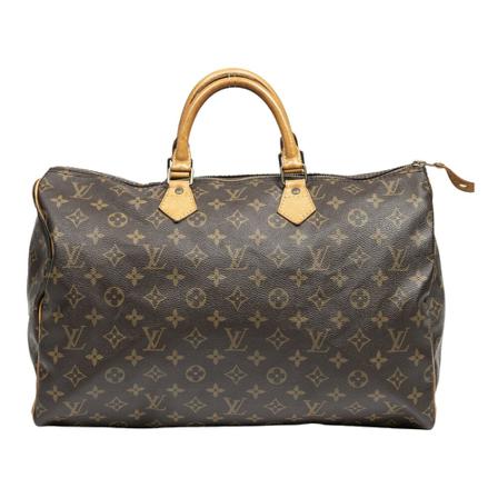 Louis Vuitton Vintage Speedy 40 brun, Dam Vintage Väskor, Dam, Storlek: ONE SIZE