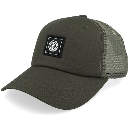 Element - Grøn trucker Kasket - Kids Icon Mesh Cap Forest Night Trucker @ Hatstore