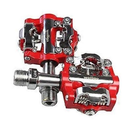 Wellgo M19 Ultralett Aluminiumslegering MTB Landeveissykkel Pedal Forseglet Lager Klikkpedal SPD Sykkelpedaler Sykkeldeler