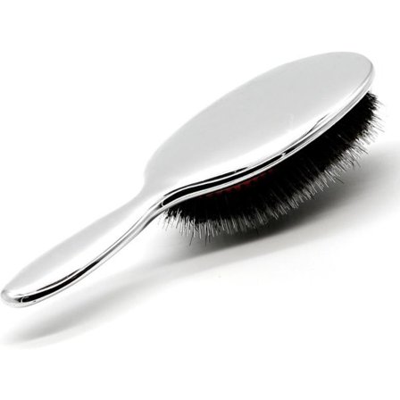 Borste för extensions | Borste med svinborst | Hårborste | Trassel | Anti-trassel hårborstar Silver