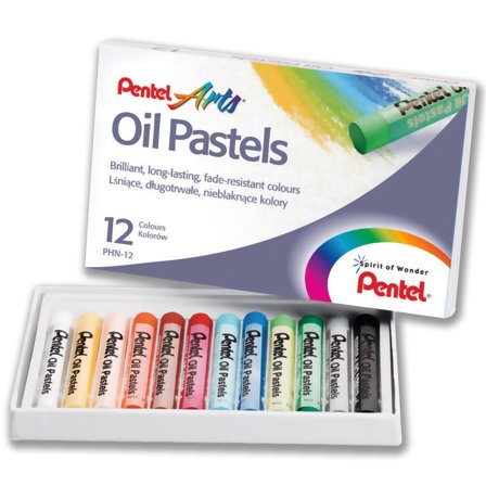 Pentel Oljepastell 12-set