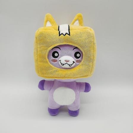 Sød Baby Lankybox Plys legetøj Boxy/kat/foxy/rocky Kawaii Cartoon Robot Fyldt Anime Plys Dukker Legetøj Til Børn Gaver 25cm