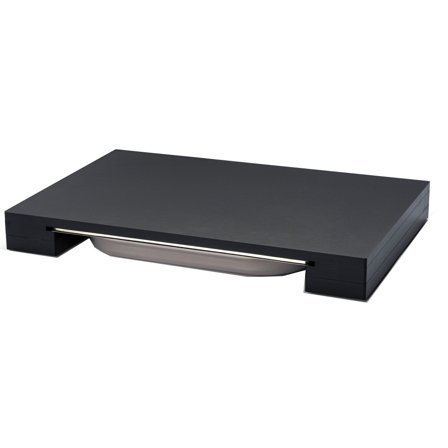 Continenta Skærebræt med skuffe 48x32,5 cm, Duracore - Sort | KitchenOne