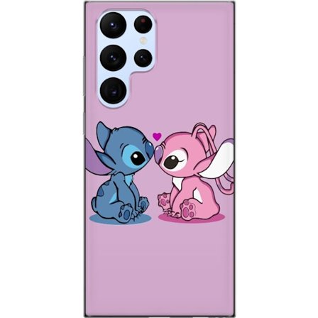 Yhteensopiva Puhelinkuori Samsung Galaxy S22 Ultra 5G Stitch-Rakkaus