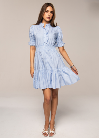 MISSMAYA - Millie Dress Seaside Stripe - L