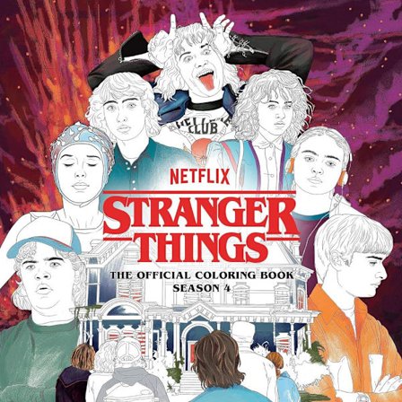 Stranger Things: The Official Coloring Book, Season 4 (bok, storpocket, eng)