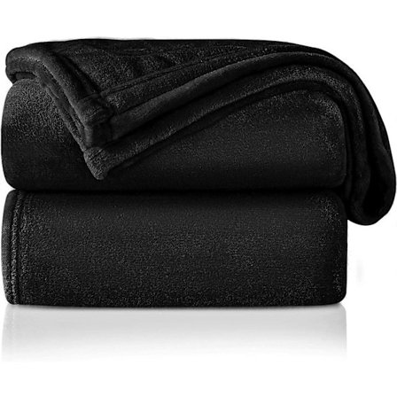 Fleecepledd, Full/Queen Size Pledd - Myk Lett Mikrofiber Kjølig