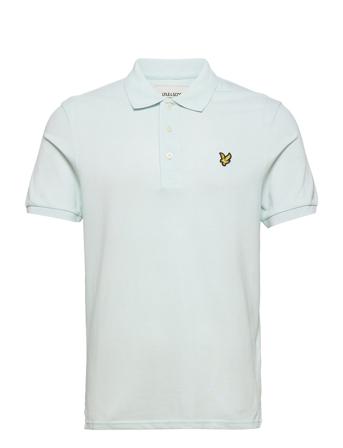 Plain Polo Shirt Polos Short-sleeved Sininen Lyle & Scott