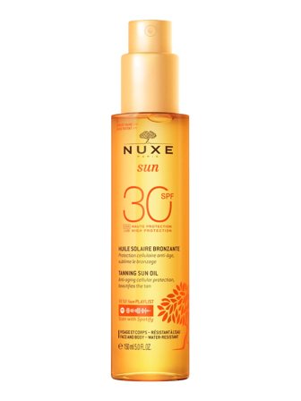 Nuxe Sun Tanning Oil Face and Body High Protection SPF 30 150ml