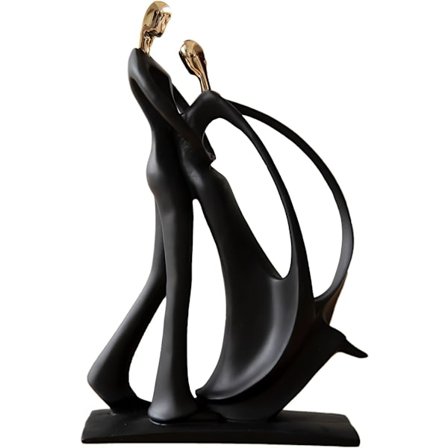 Hartsi Veistos, Romanttinen Pari Tanssi Patsas, Olohuoneen Sisustus