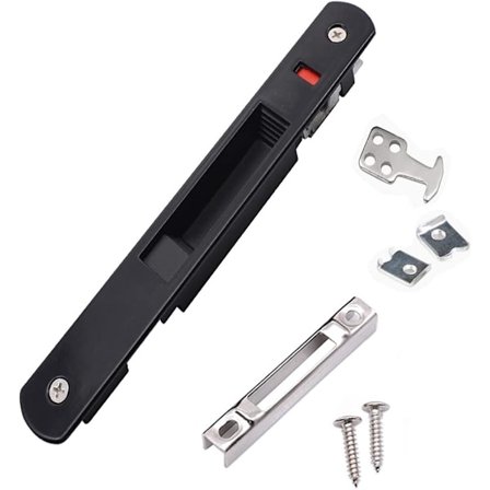 Skjutdörr Fönster Krok Lås Skjutdörr Lås, Enkel skjutdörr Fönster låsning Beslag